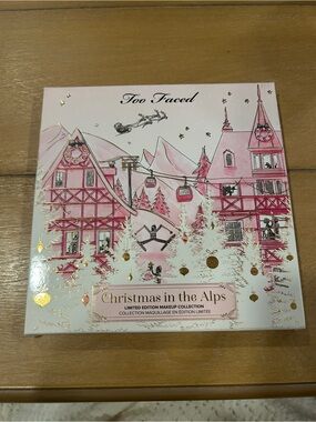 Too Faced Christmas in the Alps Eyeshadow Palette - Pink, White & Gold Accents